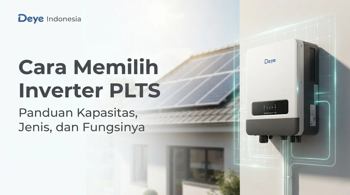 Cara memilih inverter PLTS berdasarkan kapasitas dan jenis sistem